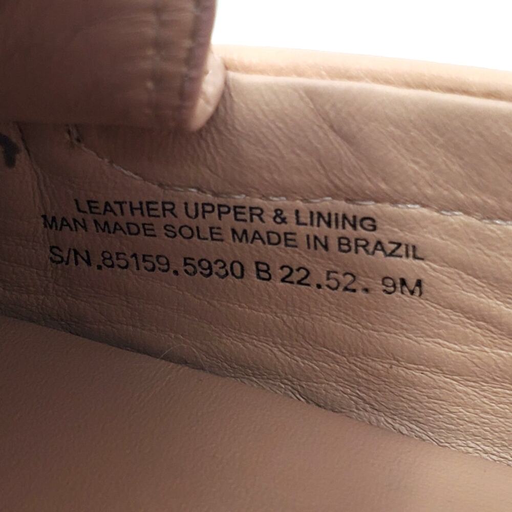 Tory Burch Peach Leather Loafers - Picture 8 of 9